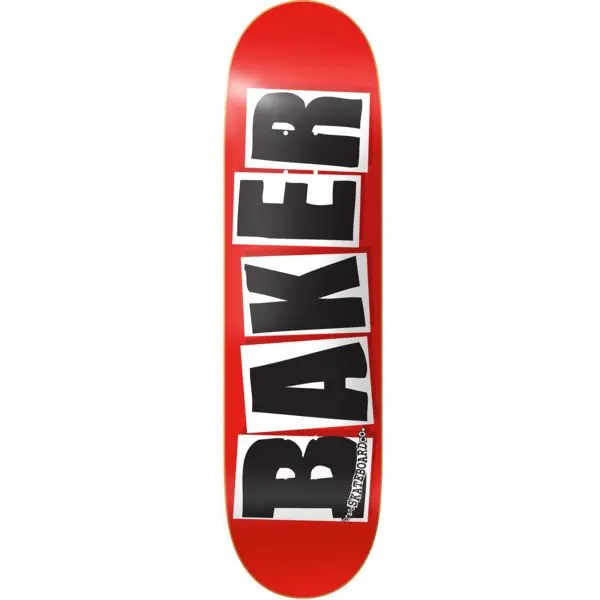 Baker Skateboards Black Deck Featuring Signature Logo – 8.38" Width