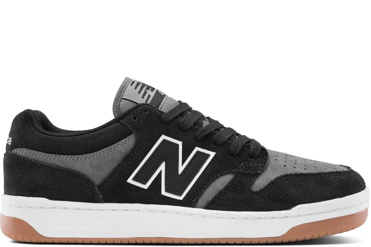 New Balance Numeric 480 Black and Grey Skate Shoes