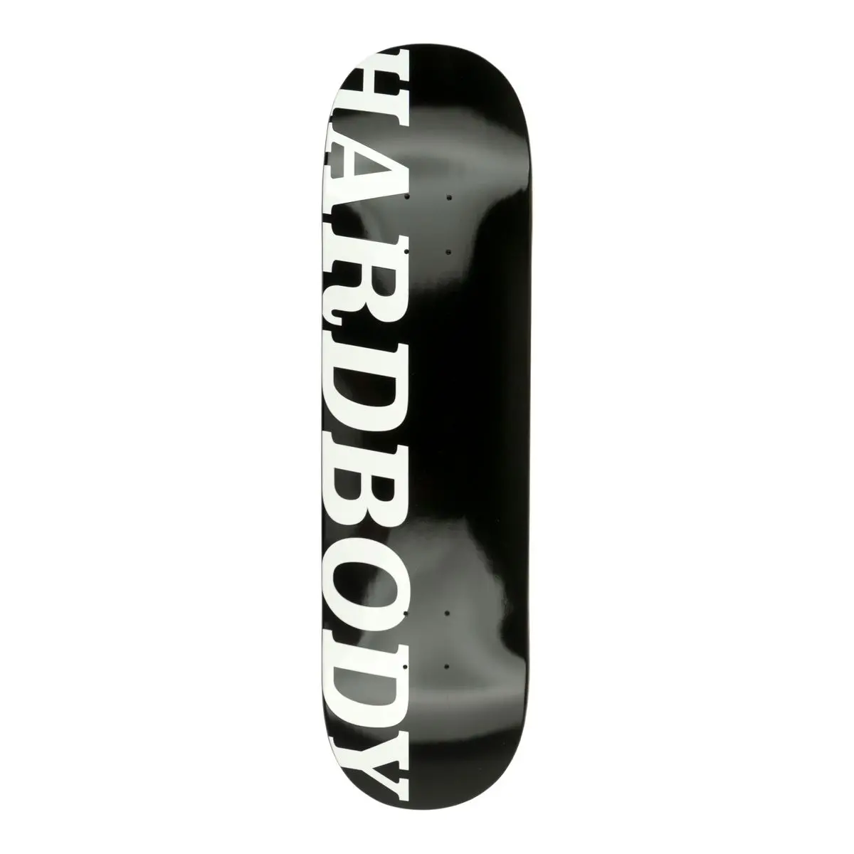 Hardbody 8.75" Skateboard Deck – Black and White Logo Design