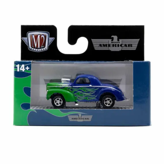 1941 Willys Coupe Gasser M2 Machines 1:64 Scale Auto-Thentics Release 96 1