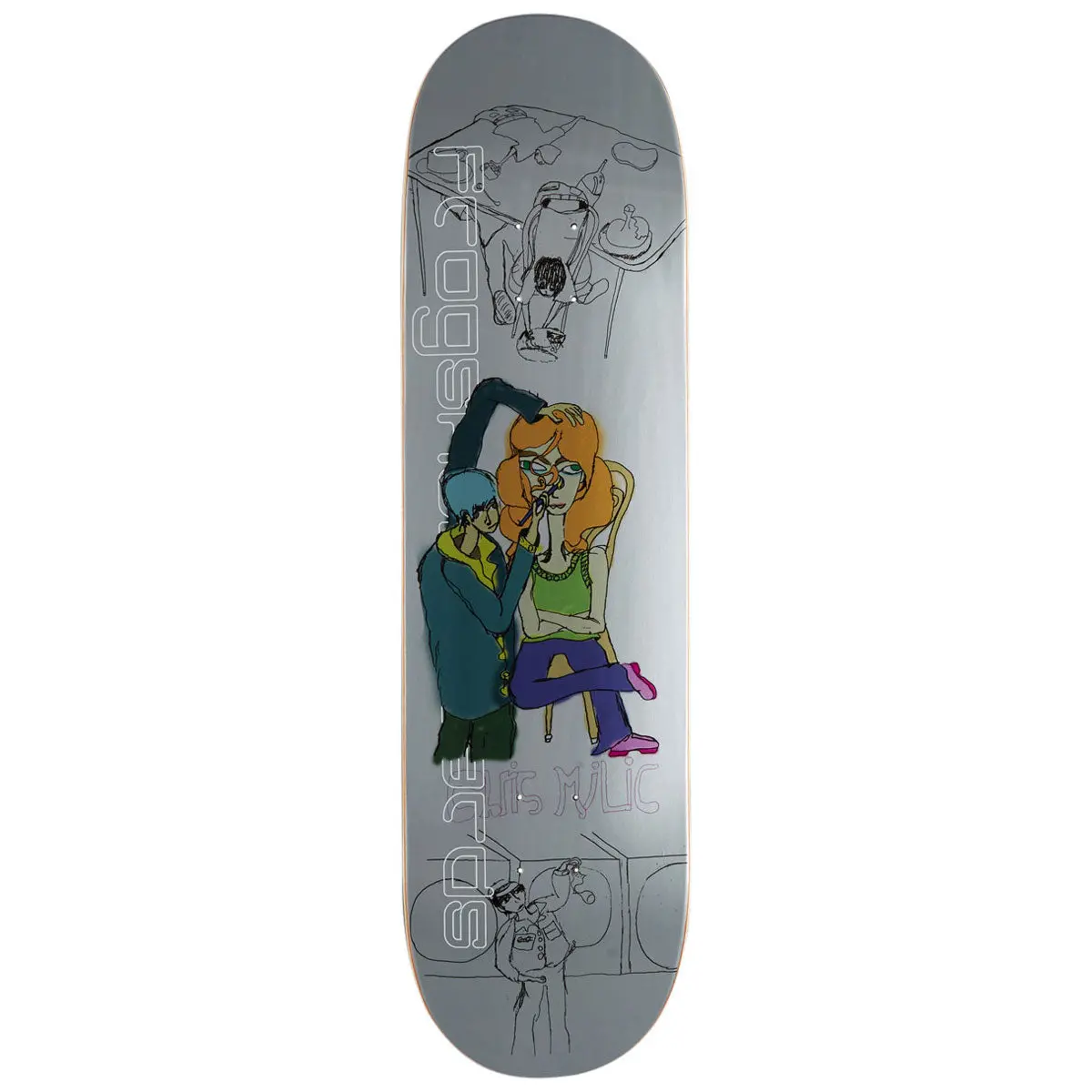 Frog Make Up Artist Chris Millic Skateboard Deck - 8.50" 1