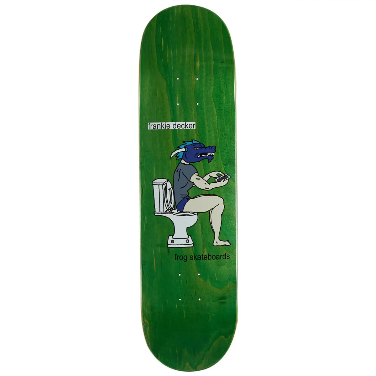 Frog Locked In Frankie Decker Skateboard Deck - 8.25" 1