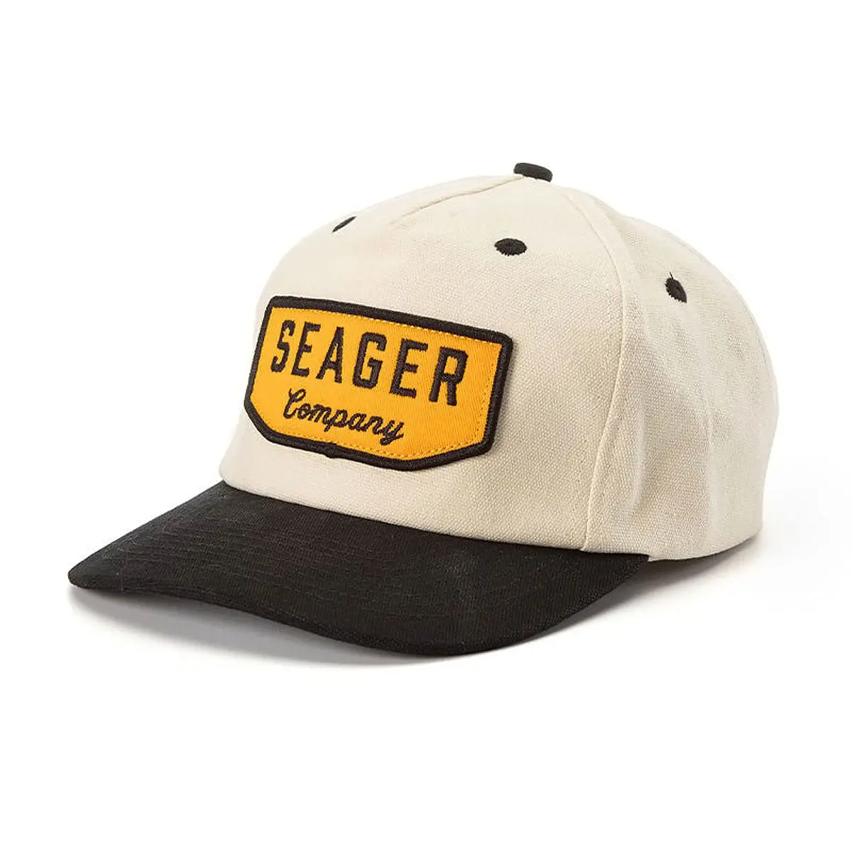 Seager Wilson Snapback Hat - Black/White 1