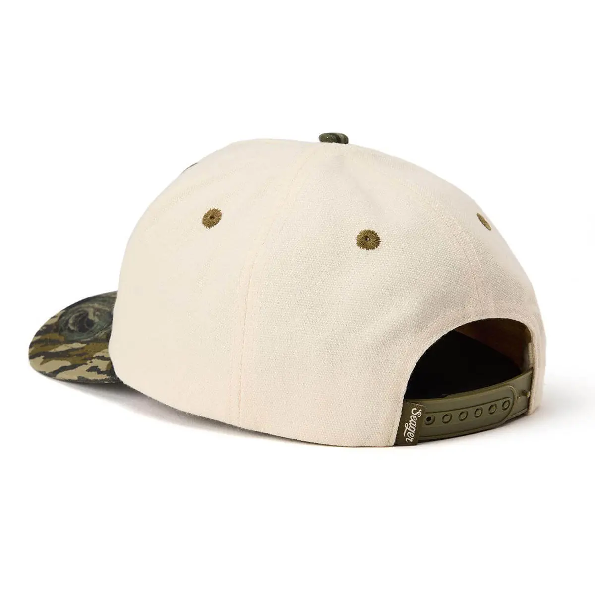 Seager Mo Gone Hunting Snapback Hat - Cream/Camo 2