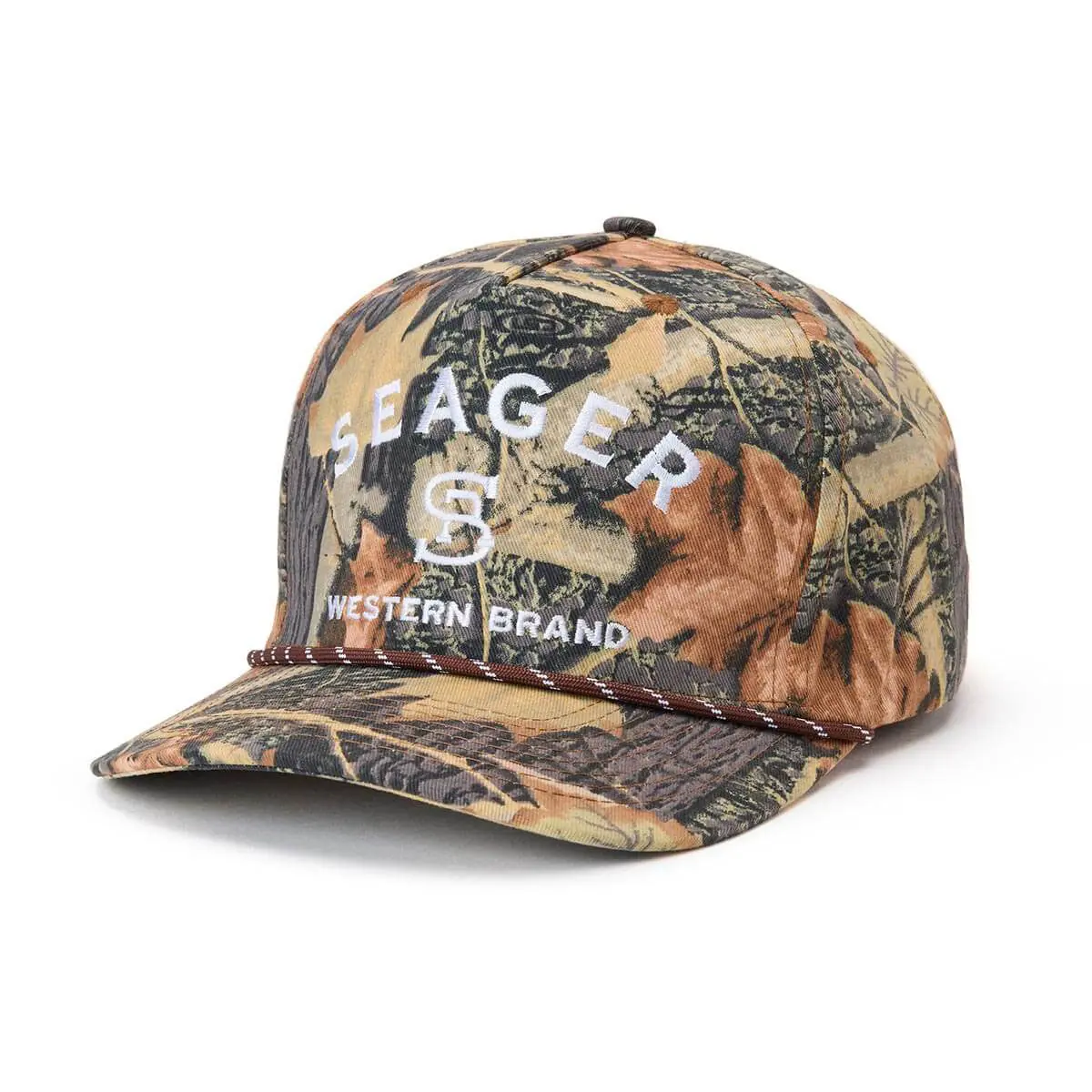 Seager Branded Snapback Hat - Sjc Camo 1