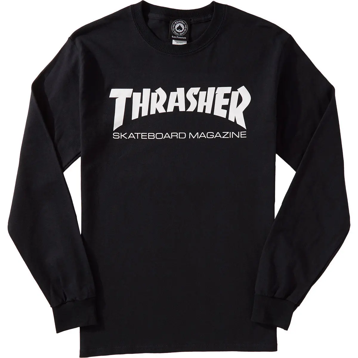 Thrasher Skate Mag Long Sleeve T-Shirt - Black 1
