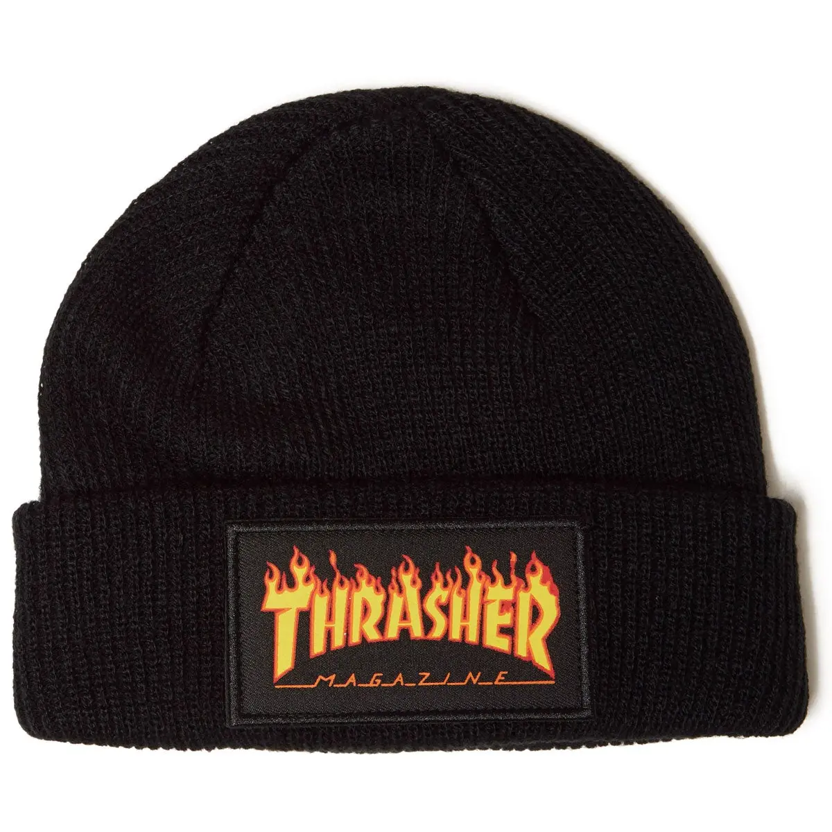 Thrasher Flame Logo Beanie - Black 1