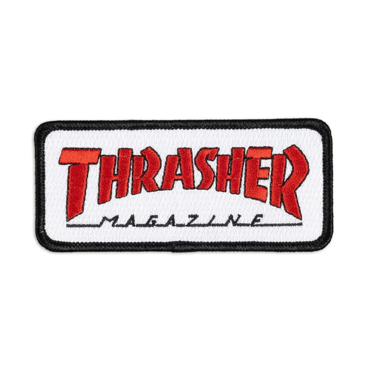 Thrasher Outlined Patch - White/Red 1