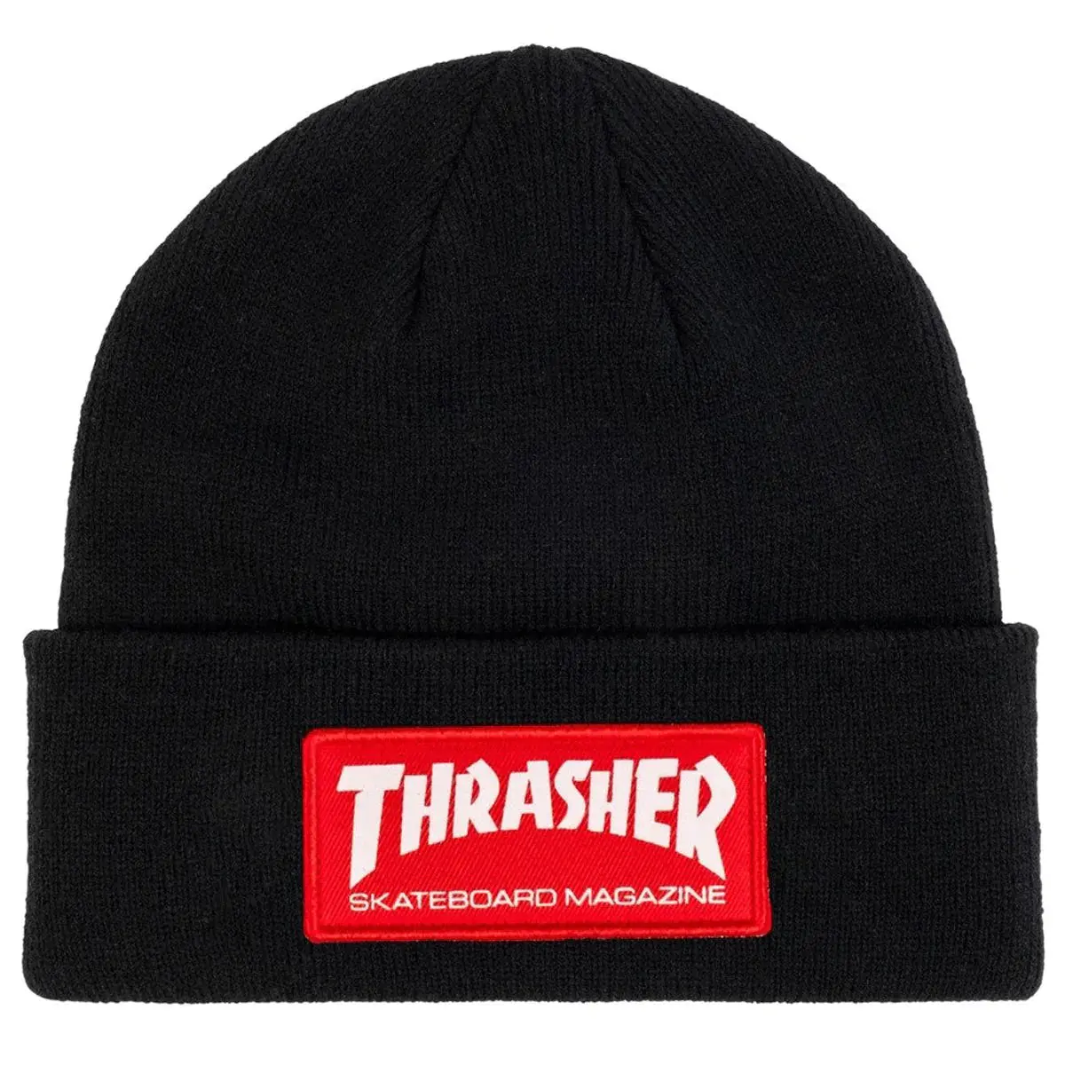 Thrasher Skate Mag Patch Beanie - Black 1