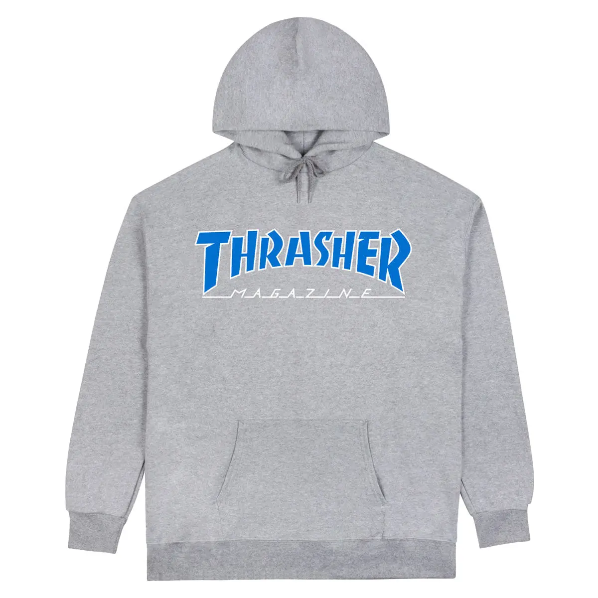 Thrasher Outlined Hoodie - Grey/Blue 1