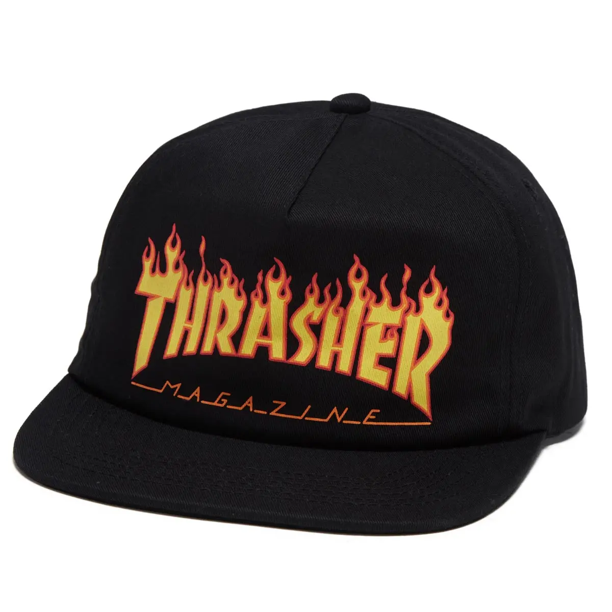 Thrasher Printed Flame Hat - Black 1