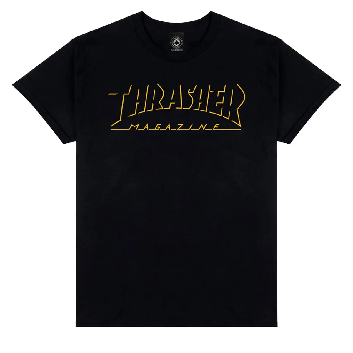 Thrasher Shadow Mag Logo T-Shirt - Black 1