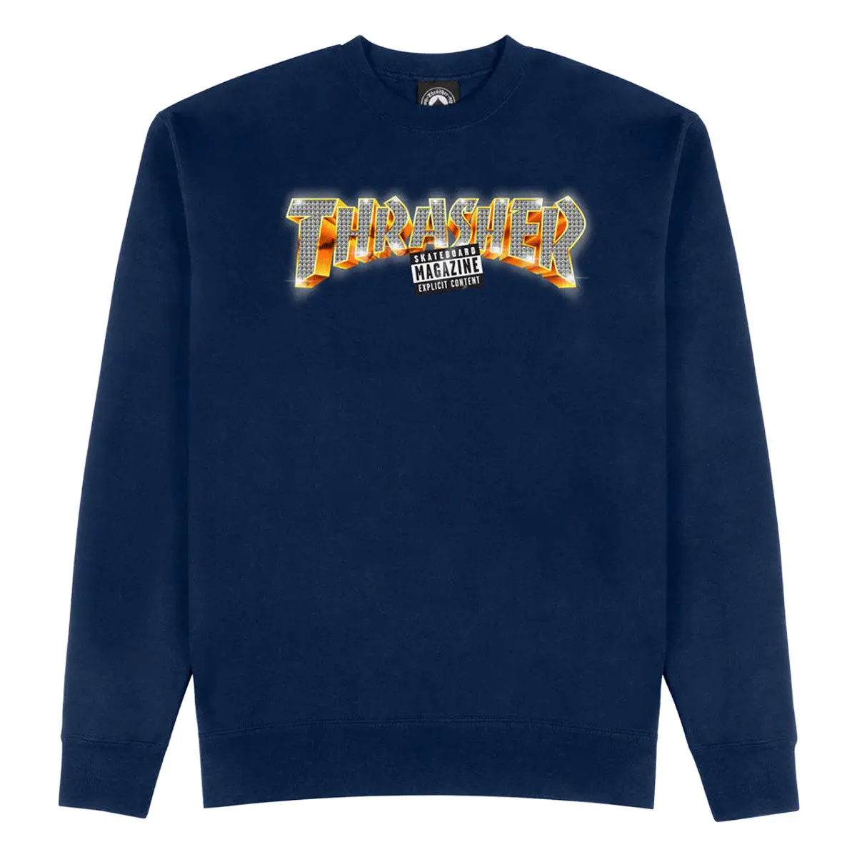 Thrasher Explicit Sweatshirt - Navy 1