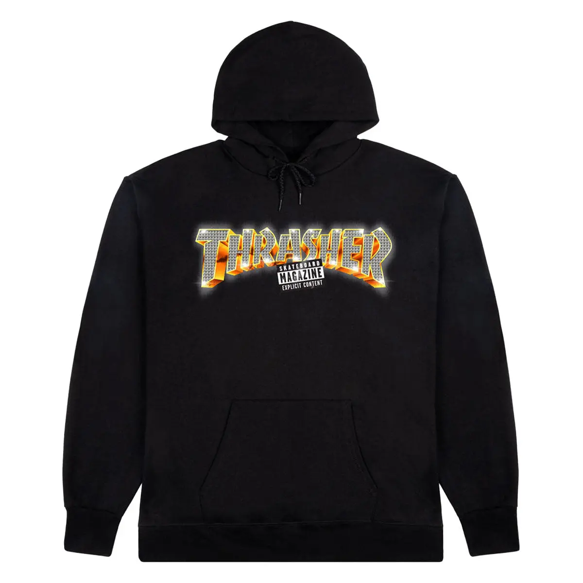 Thrasher Explicit Hoodie - Black 1