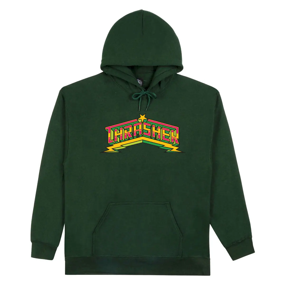 Thrasher Luchadora Hoodie - Forest Green 1