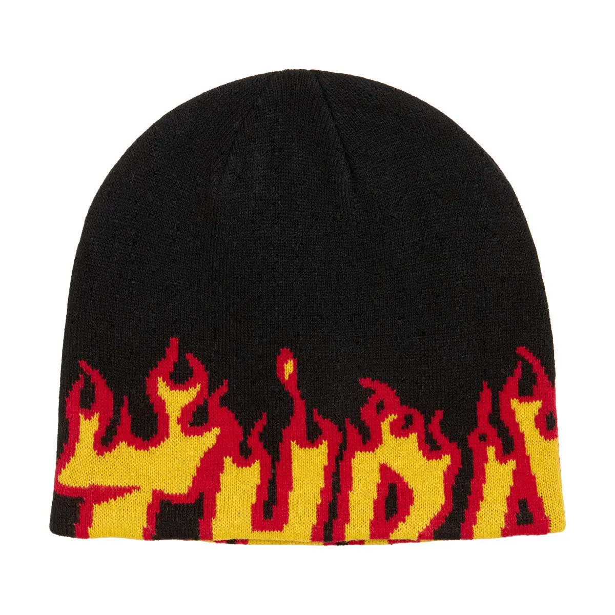 Thrasher Flame Skully Beanie - Black 1