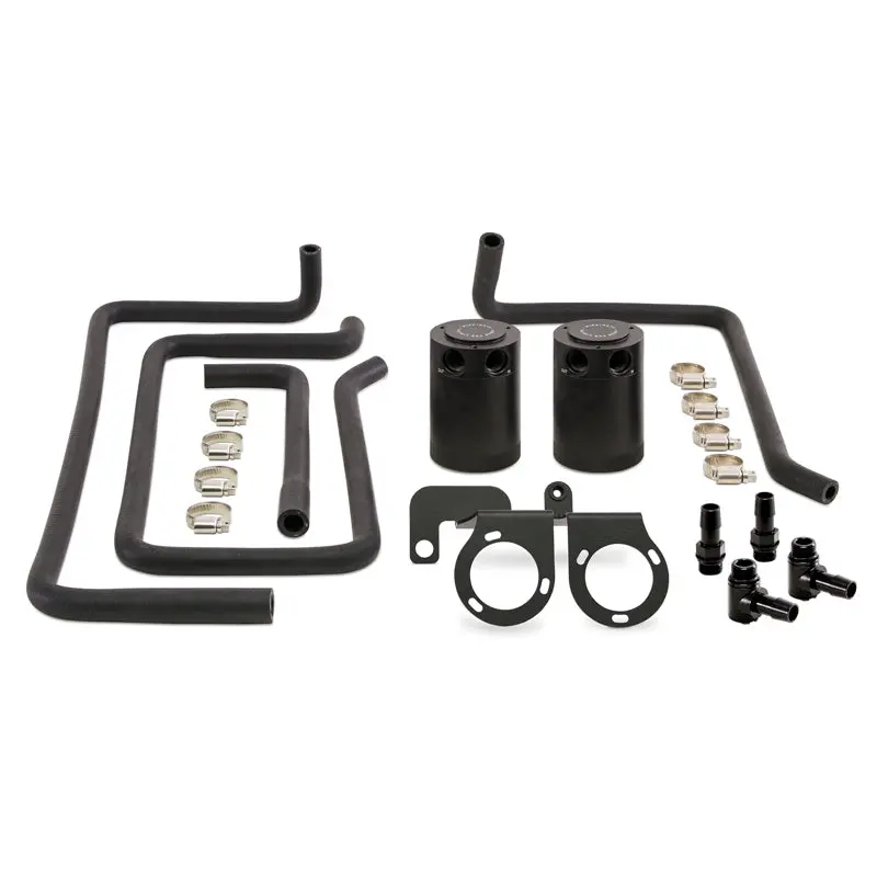 Mishimoto Baffled Oil Catch Can For 2009–2013 Nissan 370Z – Direct-Fit, Black Finish 1