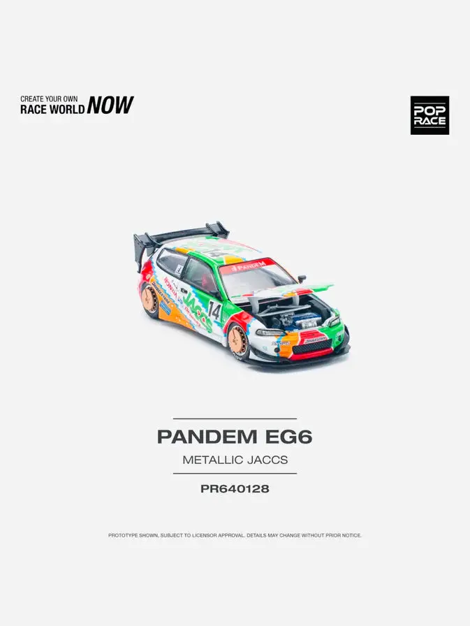 Pop Race Pandem Civic Eg6 V1.5 Jaccs #128 1