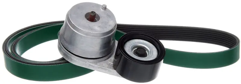 Gates Serpentine Belt Kit For 1996–2002 Peterbilt 385 With Caterpillar C12 Diesel Engine 1