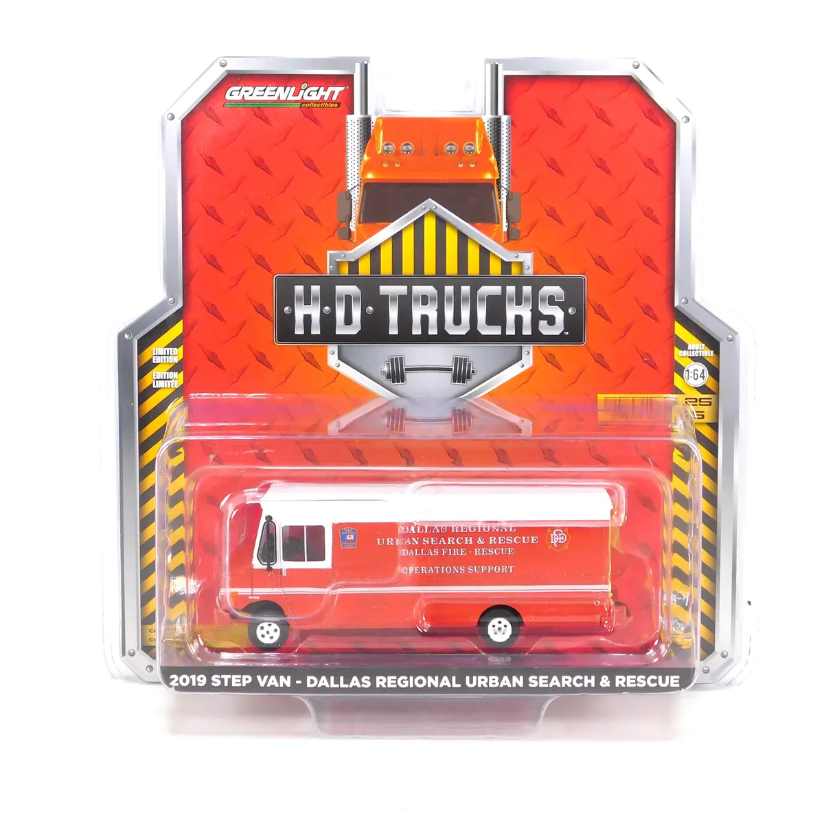 H.D. Trucks 33250B 2019 Step Van Dallas Regional Urban Search & Rescue 1:64 Diecast 1