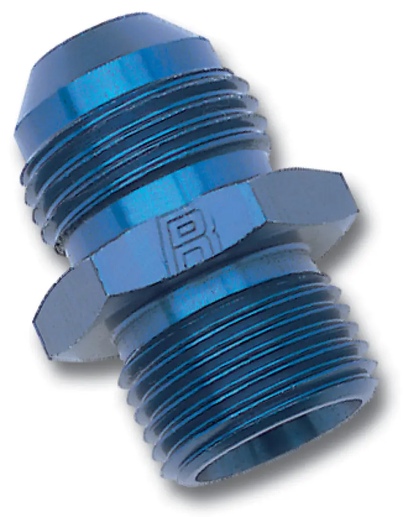 Russell Performance -6 An Flare To M16×1.5 Metric Thread Adapter – Blue Anodized 1
