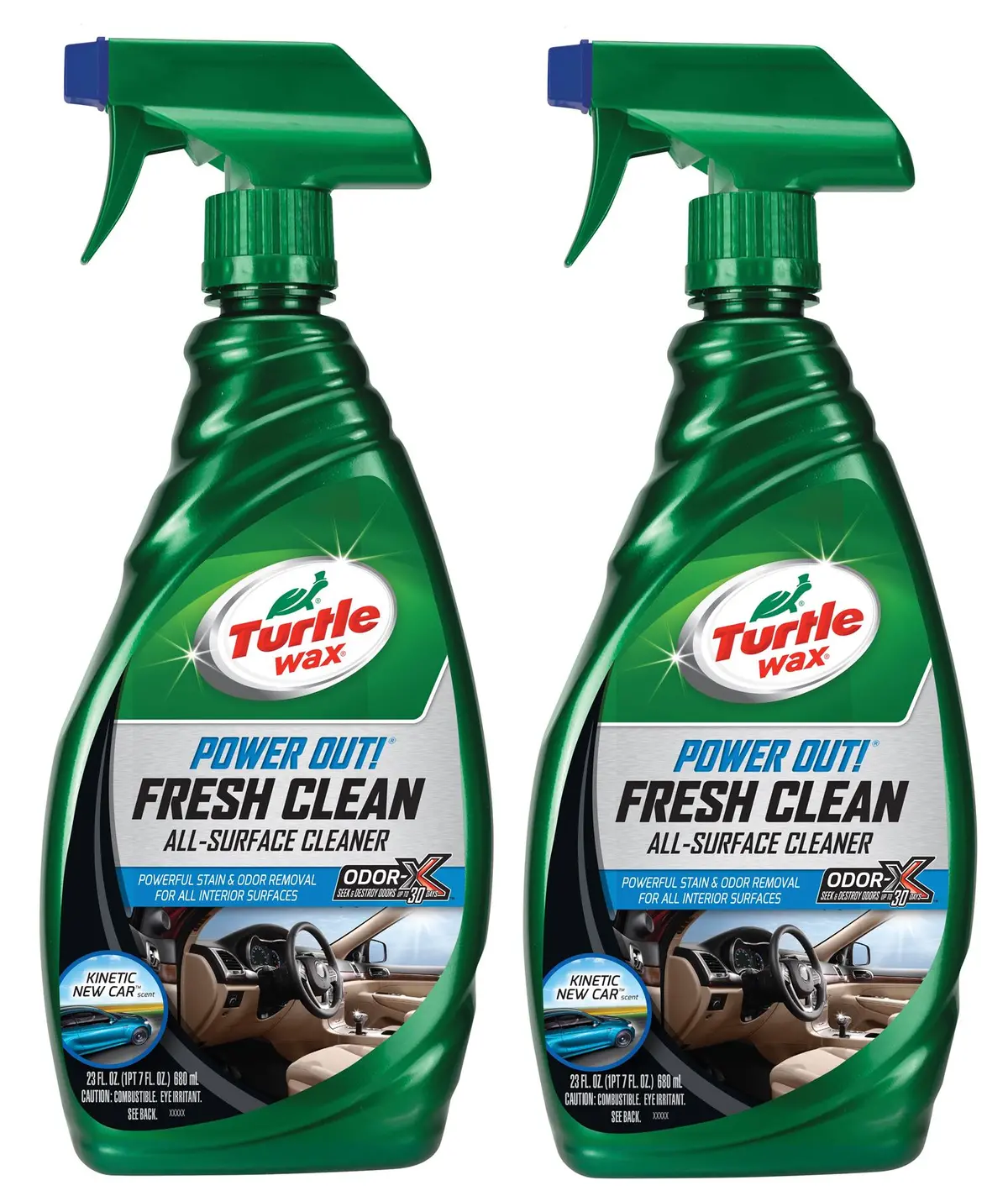 Power Out Fresh Clean All-Surface Cleaner – 23 Fl Oz Bottle, 2-Pack