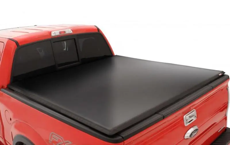 Lund Genesis Tri-Fold Tonneau Cover For 2014–2017 Chevy Silverado 1500 (6.5' Bed), Black 1