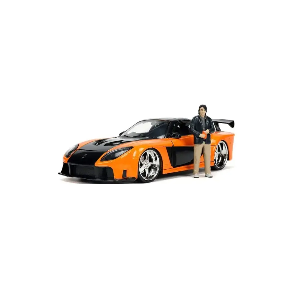 Jada Toys 1/24 Han & 1995 Mazda Rx-7 Widebody (As Seen In Tokyo Drift) 1