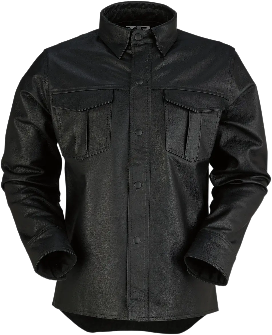 Z1R Motz Leather Riding Shirt – Black, Medium (Style 2810-3394) 1