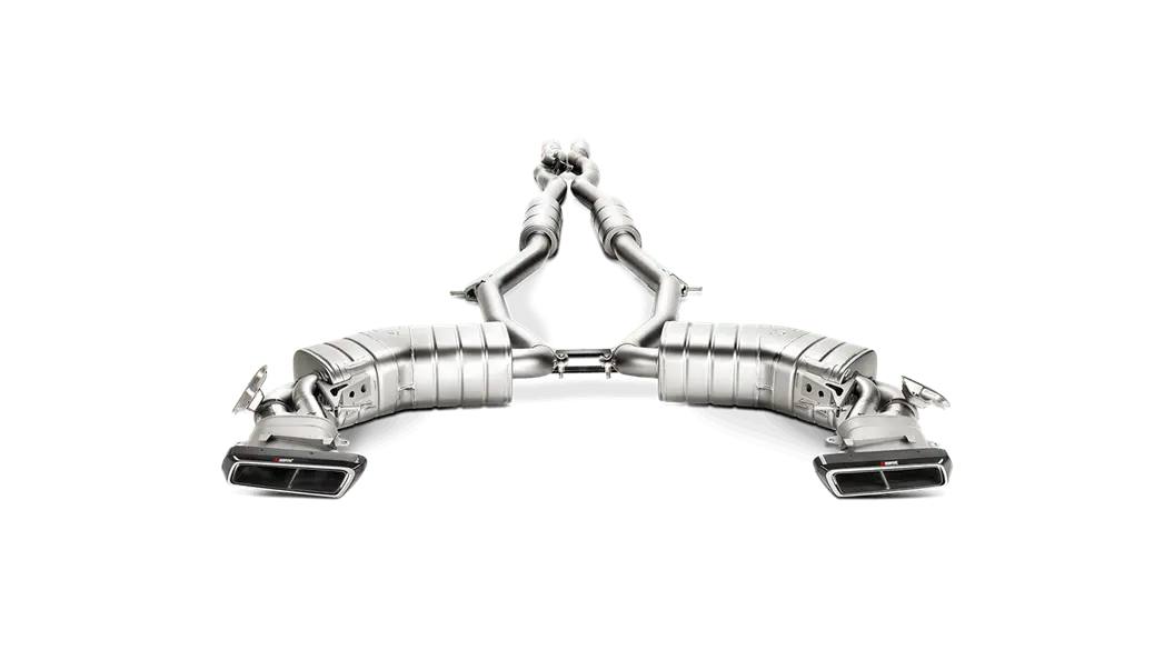 Akrapovic Evolution Line Titanium Cat Back W/ Carbon Tips (Req Link Pipe) For 2015-17 Amg S63 Coupe (C127) 1