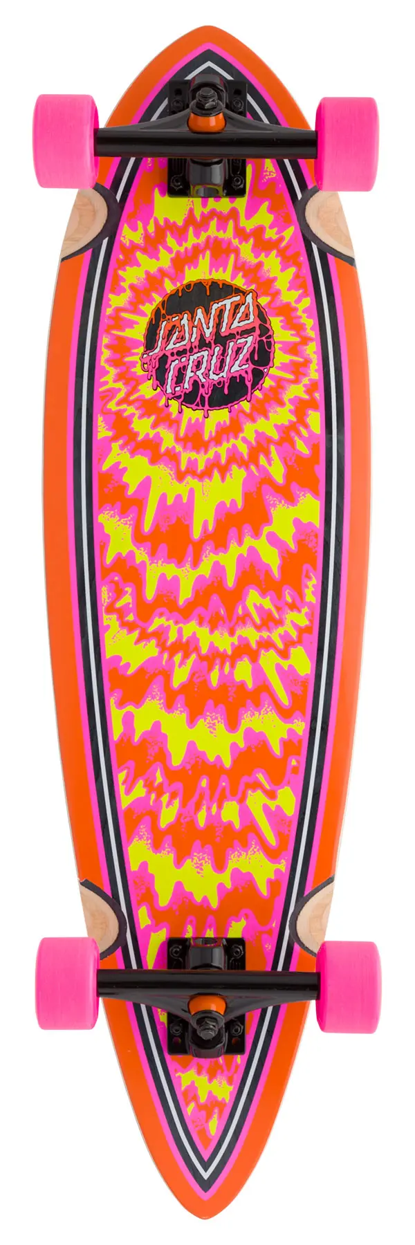 Santa Cruz Toxic Dot Pintail Longboard – 9.2″ x 33″