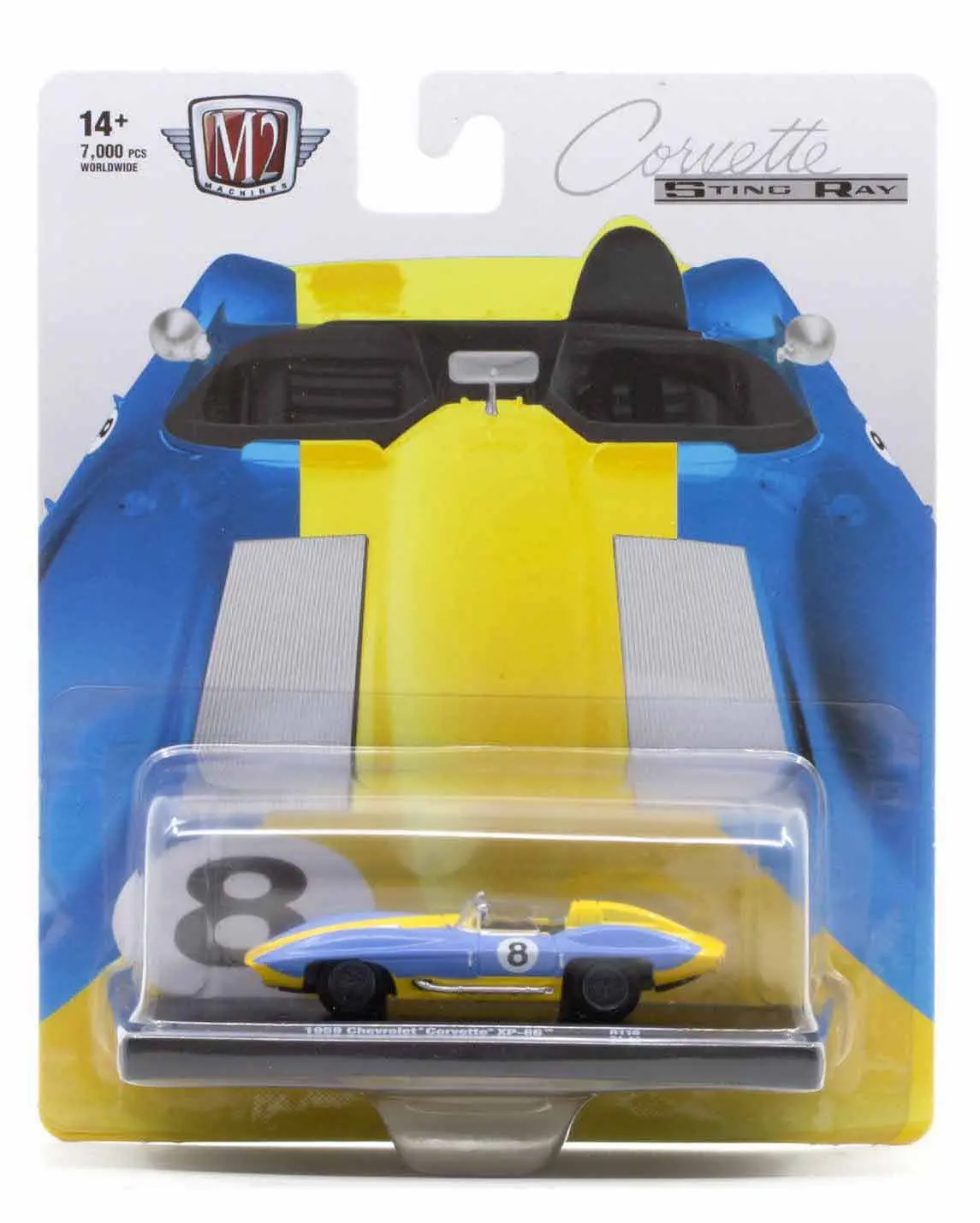 1959 Chevrolet Corvette Xp-86 M2 Machines 1:64 Diecast Auto Drivers Release 116 1