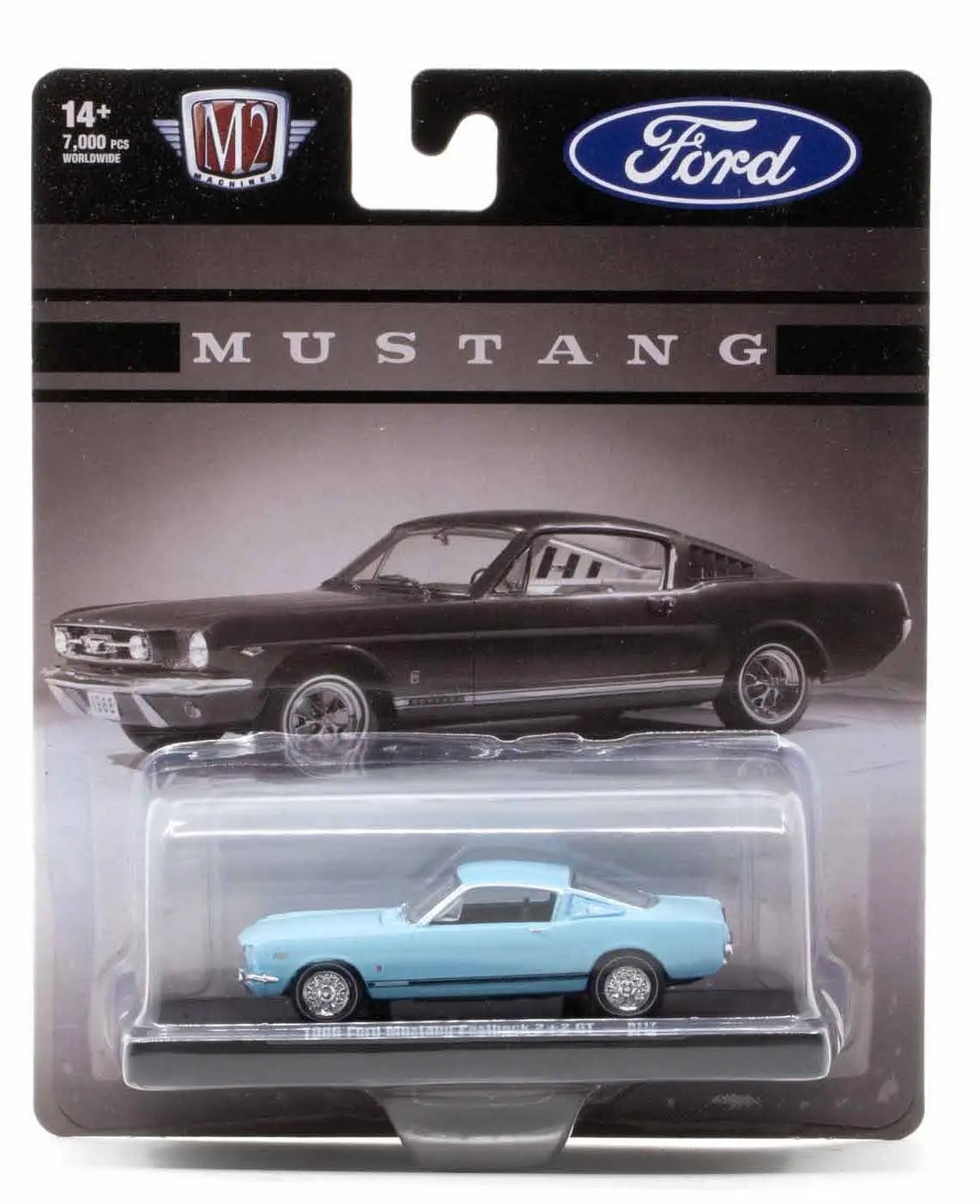 1966 Ford Mustang Fastback M2 Machines 1:64 Diecast Auto Drivers Release 117 1