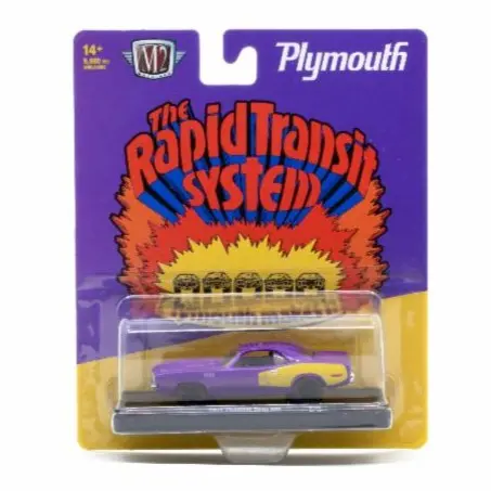 1971 Plymouth Cuda M2 Machines 1:64 Diecast Auto Drivers Release 123 1