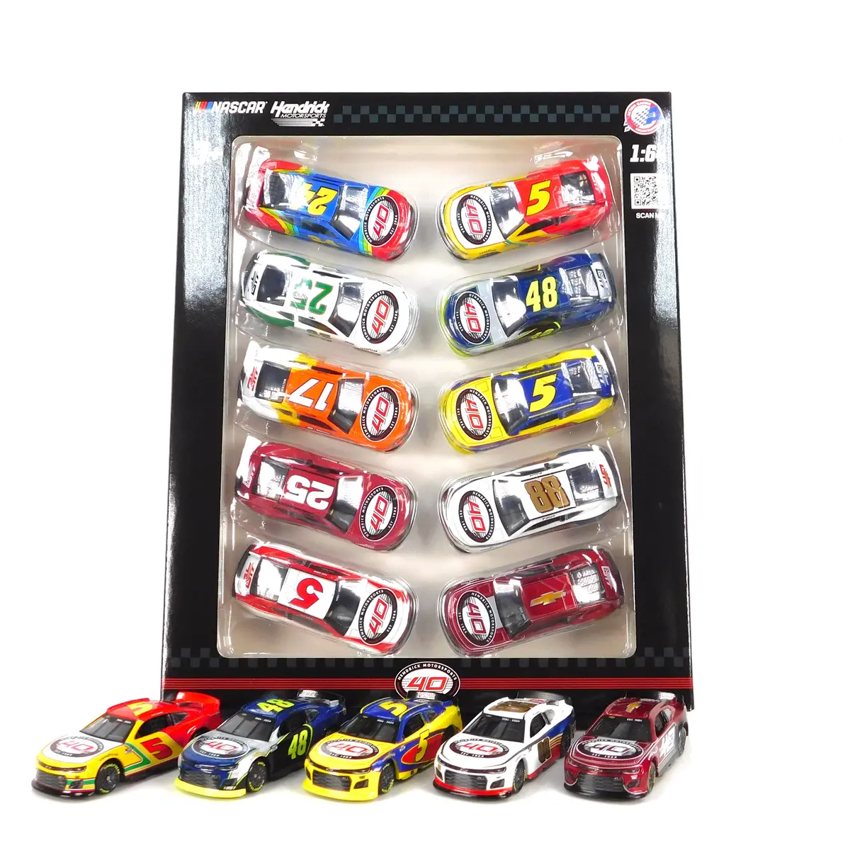 2024 Hendrick Motorsports 40Th Anniversary 1:64 Nascar Diecast 10 Car Set 2
