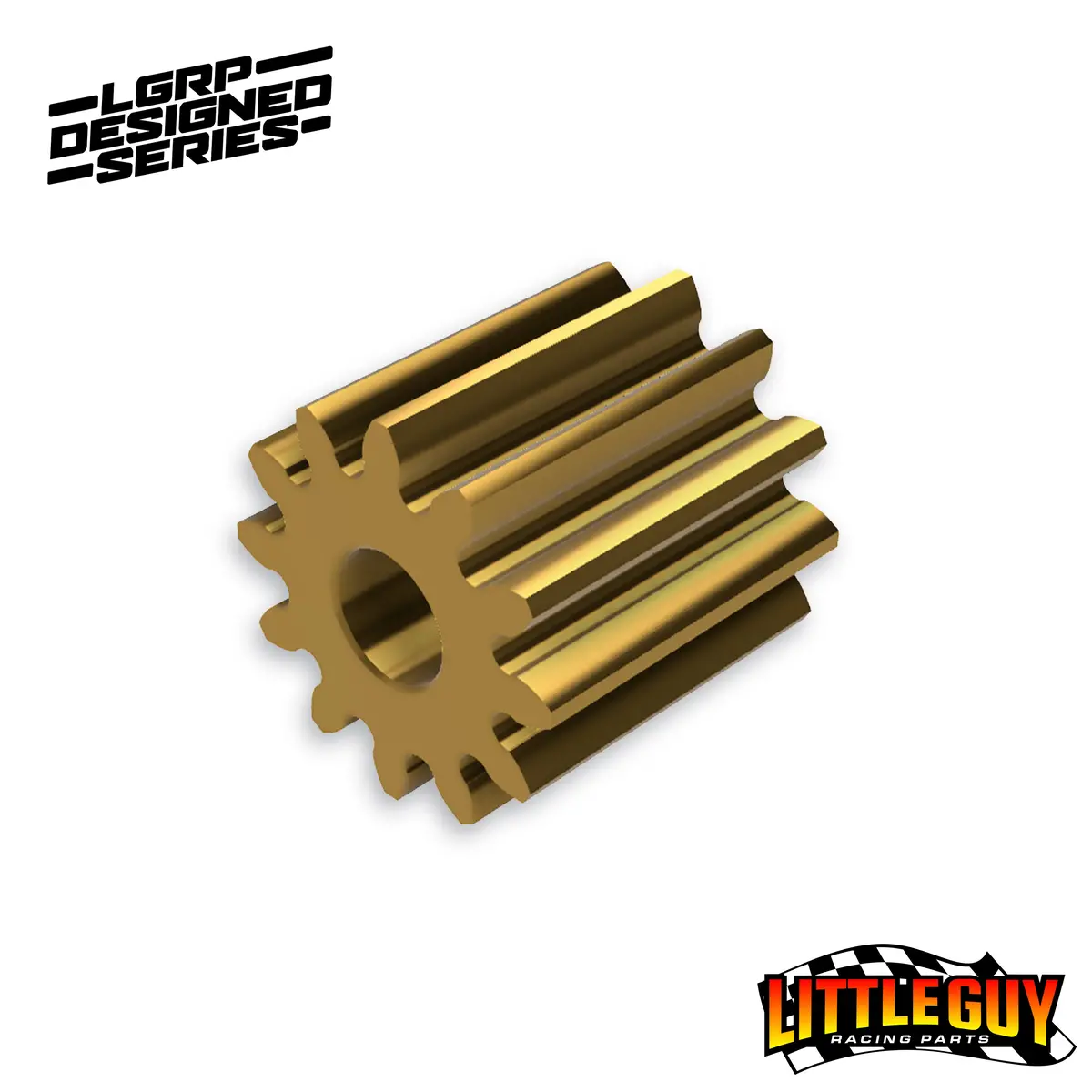 0.3 Mod Brass Pinion Gears 1