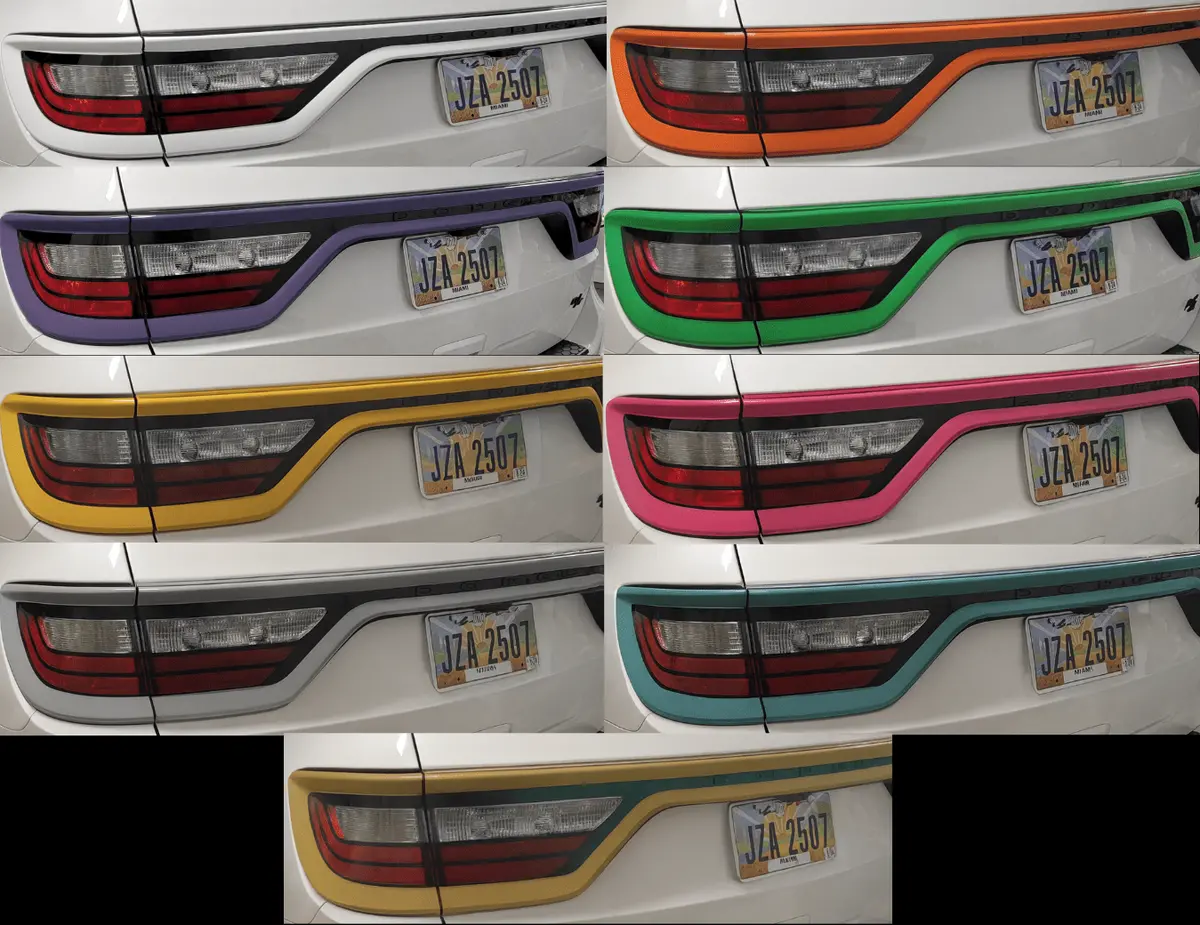 14-25 Dodge Durango Colored Taillight Tint Decal 1