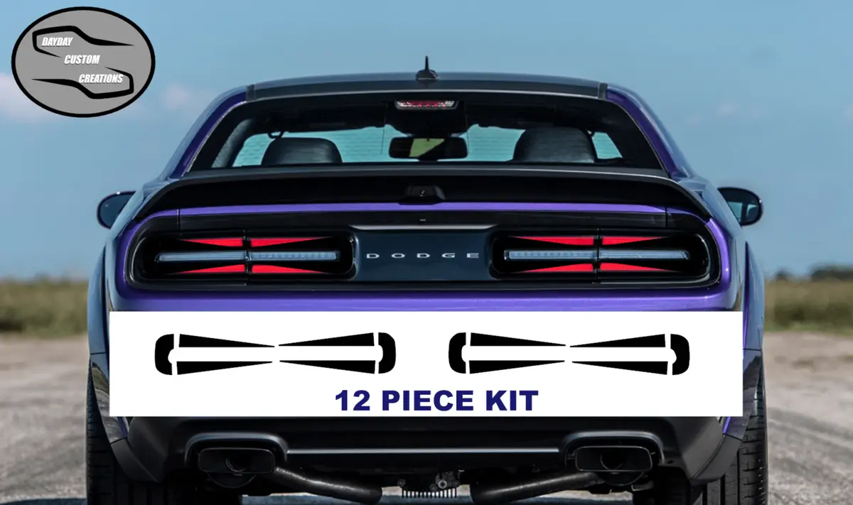 15-23 Dodge Challenger Taillight Decal Design 1 1