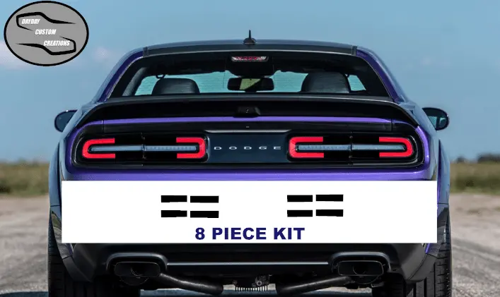 15-23 Dodge Challenger Taillight Decal Design 10 1