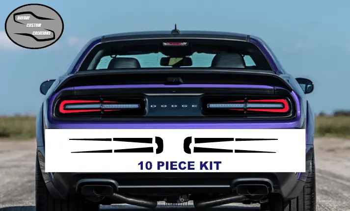15-23 Dodge Challenger Taillight Decal Design 13 1