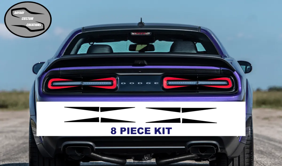 15-23 Dodge Challenger Taillight Decal Design 4 1