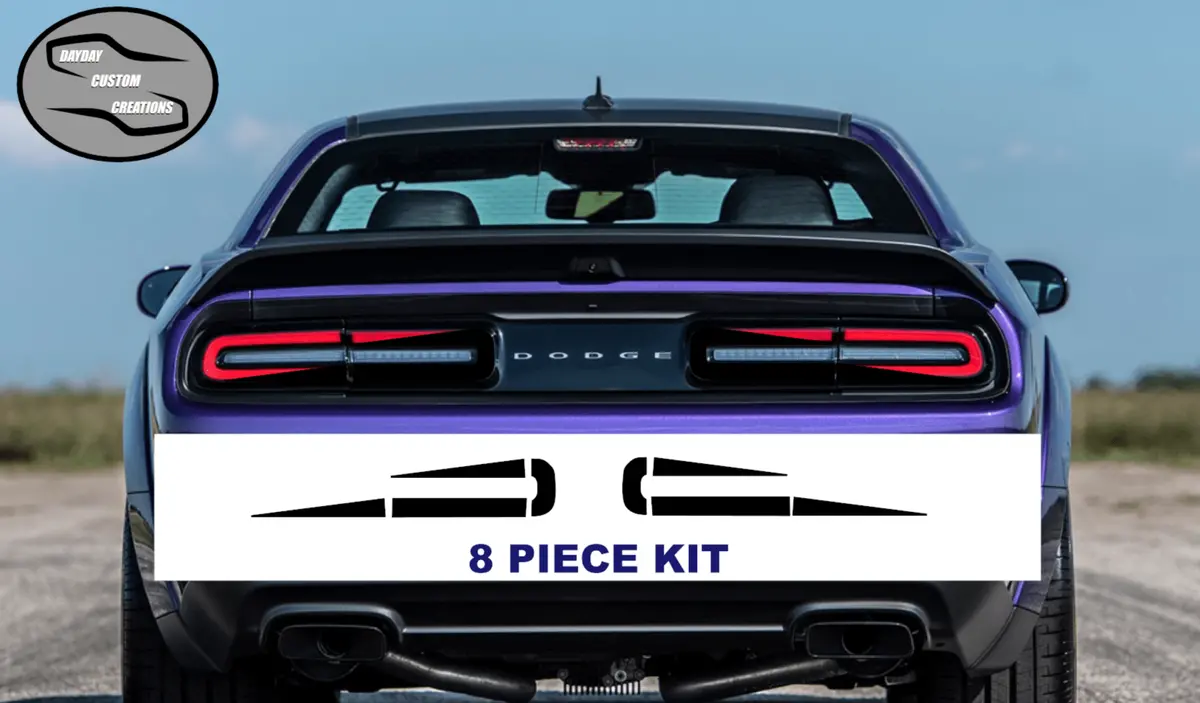 15-23 Dodge Challenger Taillight Decal Design 6 1