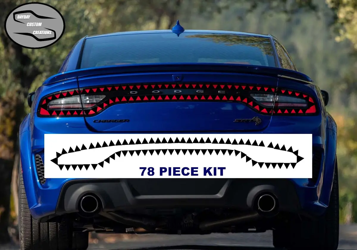 15-23 Dodge Charger Taillight Decal Design 13 1