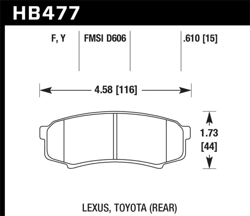 Hawk Hps Street Brake Pads 1