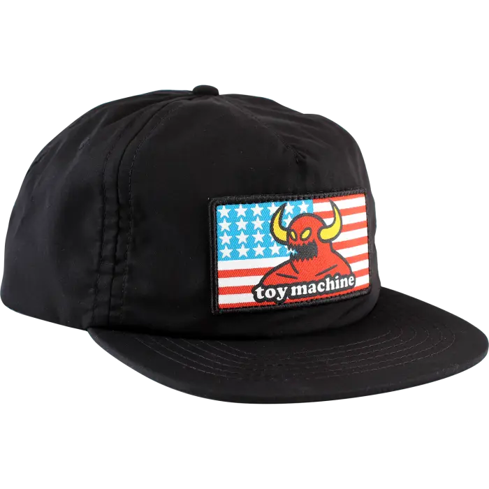 Toy Machine American Monster Adjustable Baseball Cap – Black