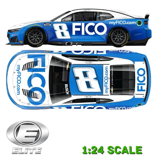*Preorder* Kyle Busch 2026 Fico Elite 1:24 Nascar Diecast 1