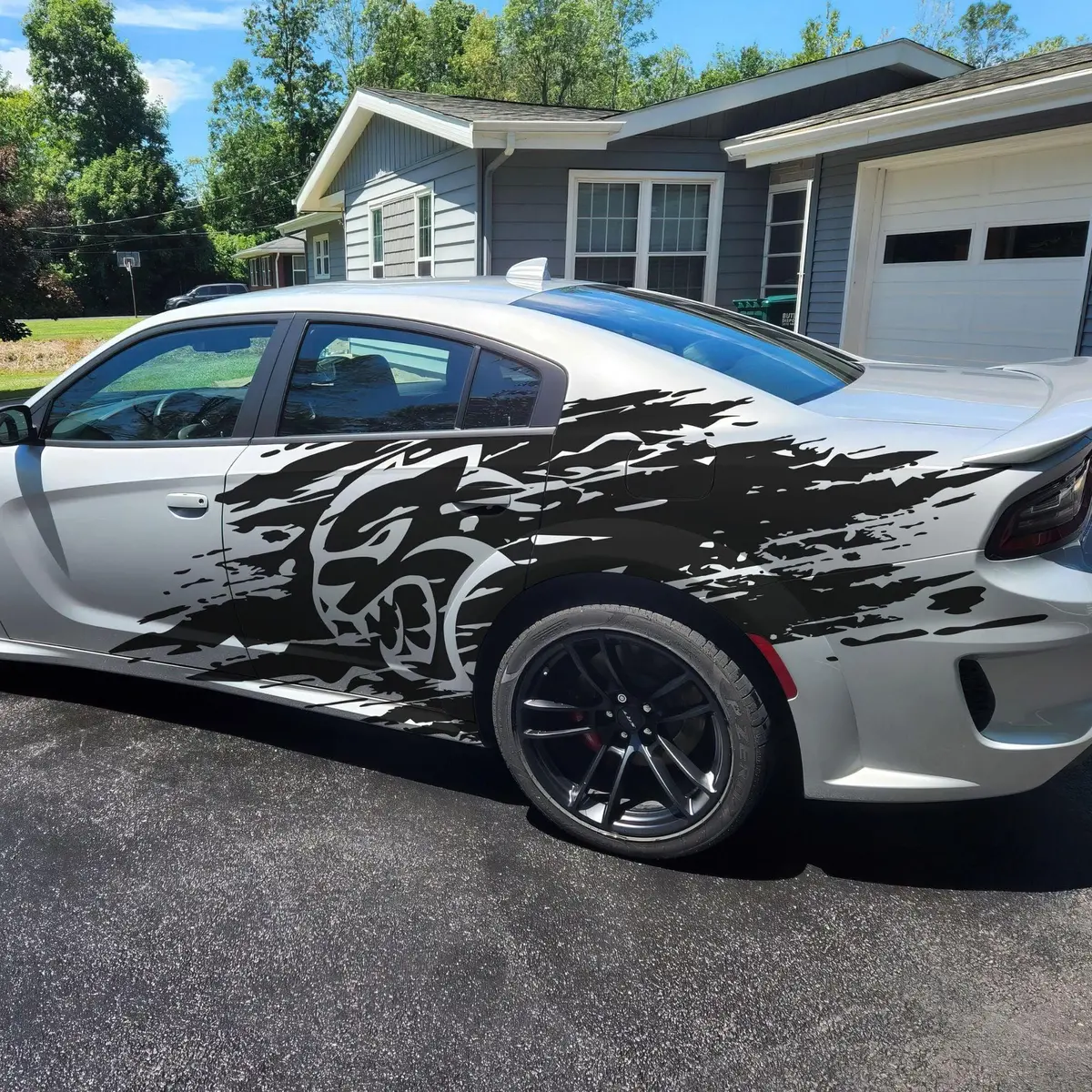 Hellcat Decal Sticker For Challenger, Charger, Durango Srt. #7003-Sup 1