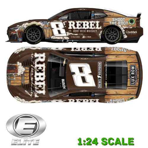 *Preorder* Kyle Busch 2026 Rebel Root Beer Whiskey Elite 1:24 Nascar Diecast 1