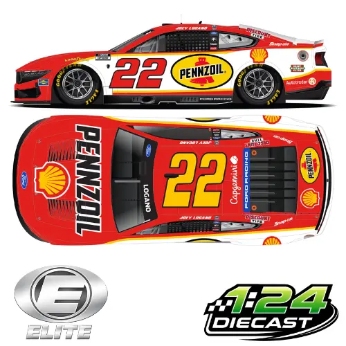 *Preorder* Joey Logano 2026 Shell-Pennzoil Special Elite 1:24 Nascar Diecast 1
