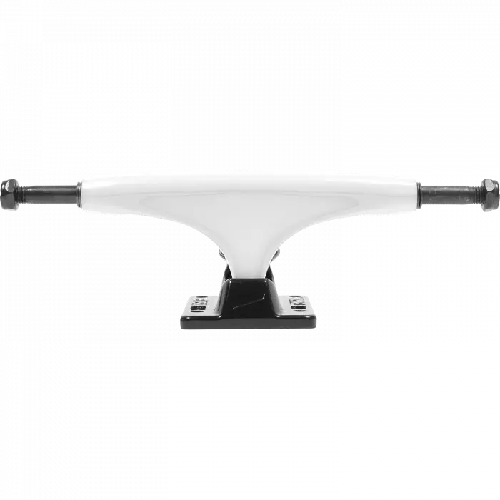 Tensor Alloys 5.25-Inch White and Black Skateboard Truck Set